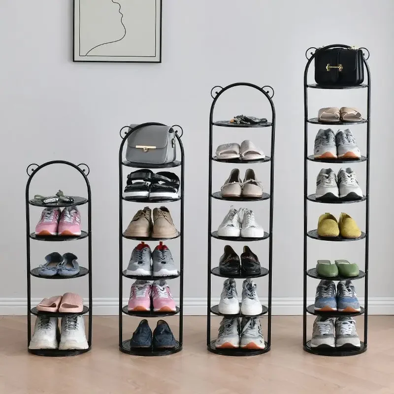 

Shoe Racks Simple Doorstep Shoe Cabinets Shoe Cabinet Space Saving Household Multi-layer Entrance Slipper Rack Narrow Shoes Rack