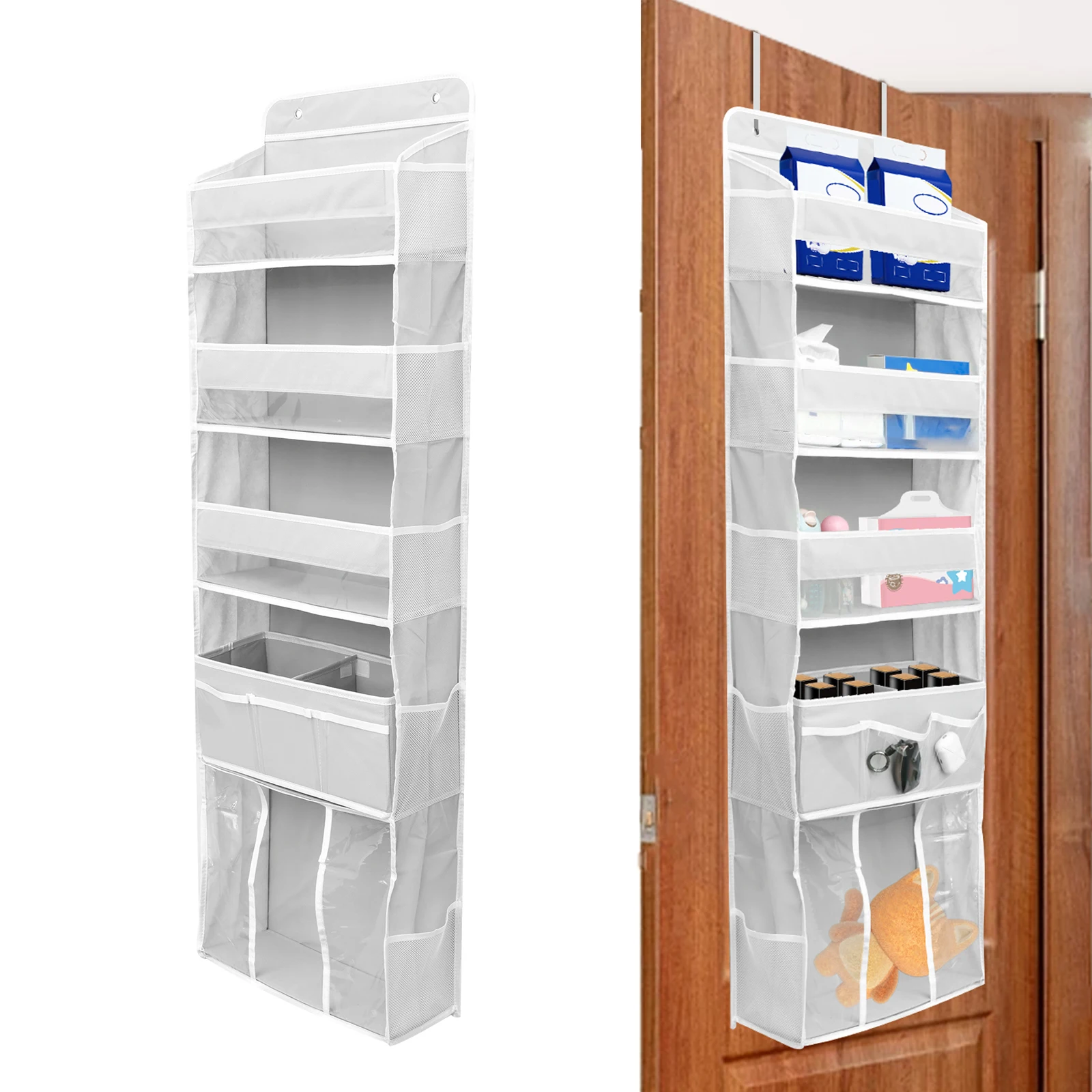 Foldable Nonwoven Door Hanging Storage Organizer Bag
