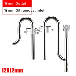Stainless Steel Aquarium Filter with Oil Film Removal Lily Tube (B-12X12mm)
