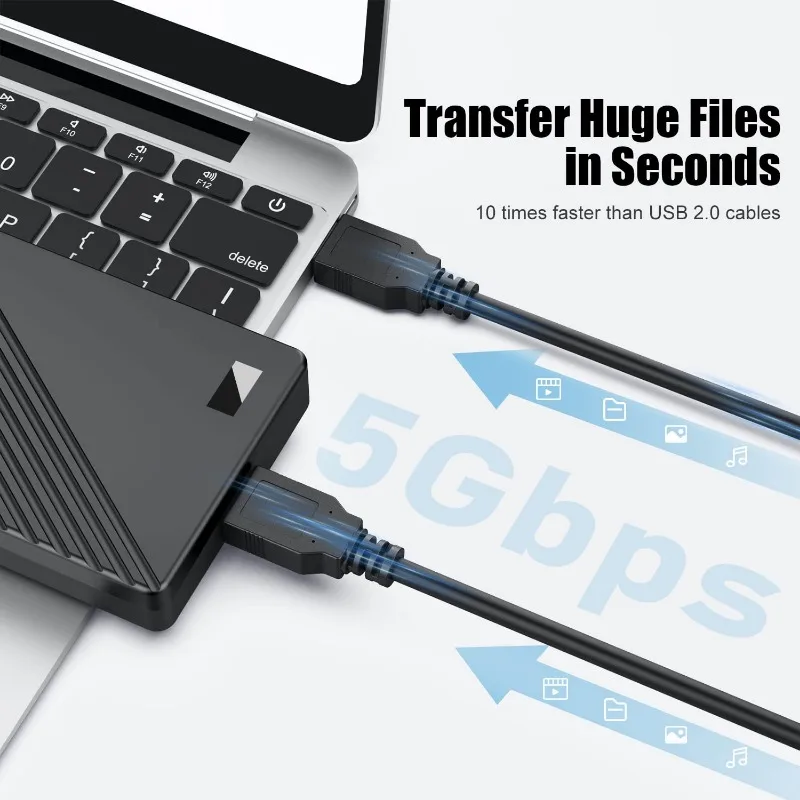 USB 3.0 A-A 수 케이블, 수-수 케이블, USB 코드 커넥터, 하드 드라이브 인클로저, DVD 플레이어, 노트북 쿨러