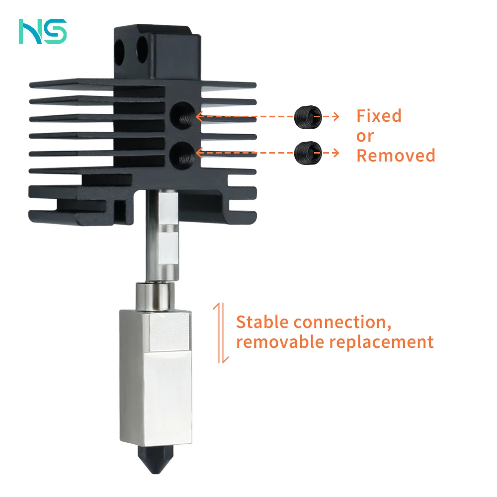 Haldis 3D Upgrade Hotend  Hardened  Nozzle High Temperature 500℃ Compatible For Bambu Lap X1 & P1P Replace Low Cost High Quality