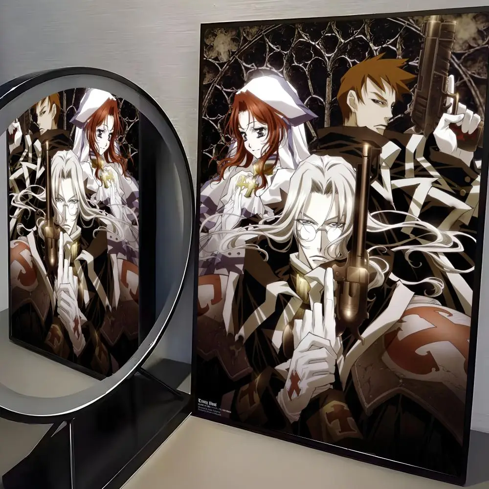 Anime Cool Trinity Blood Vintage Poster Zimmer Wand Kunst Dekor Wasserdichte Aufkleber Für Home Bar Schlafzimmer Dekoration – Detail 7