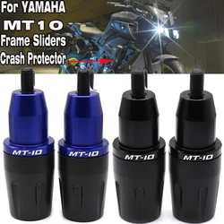 MT-10 Frame Sliders Crash Protector For YAMAHA MT10 2016-2022 FZ10 Motorcycle Accessories Falling Protection Logo