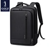 GOLF Business Men's Backpacks Slim Laptop Backpack 15 6 Inches Waterproof Elegant Fashion Man Back Pack For Office Black Oxford 1