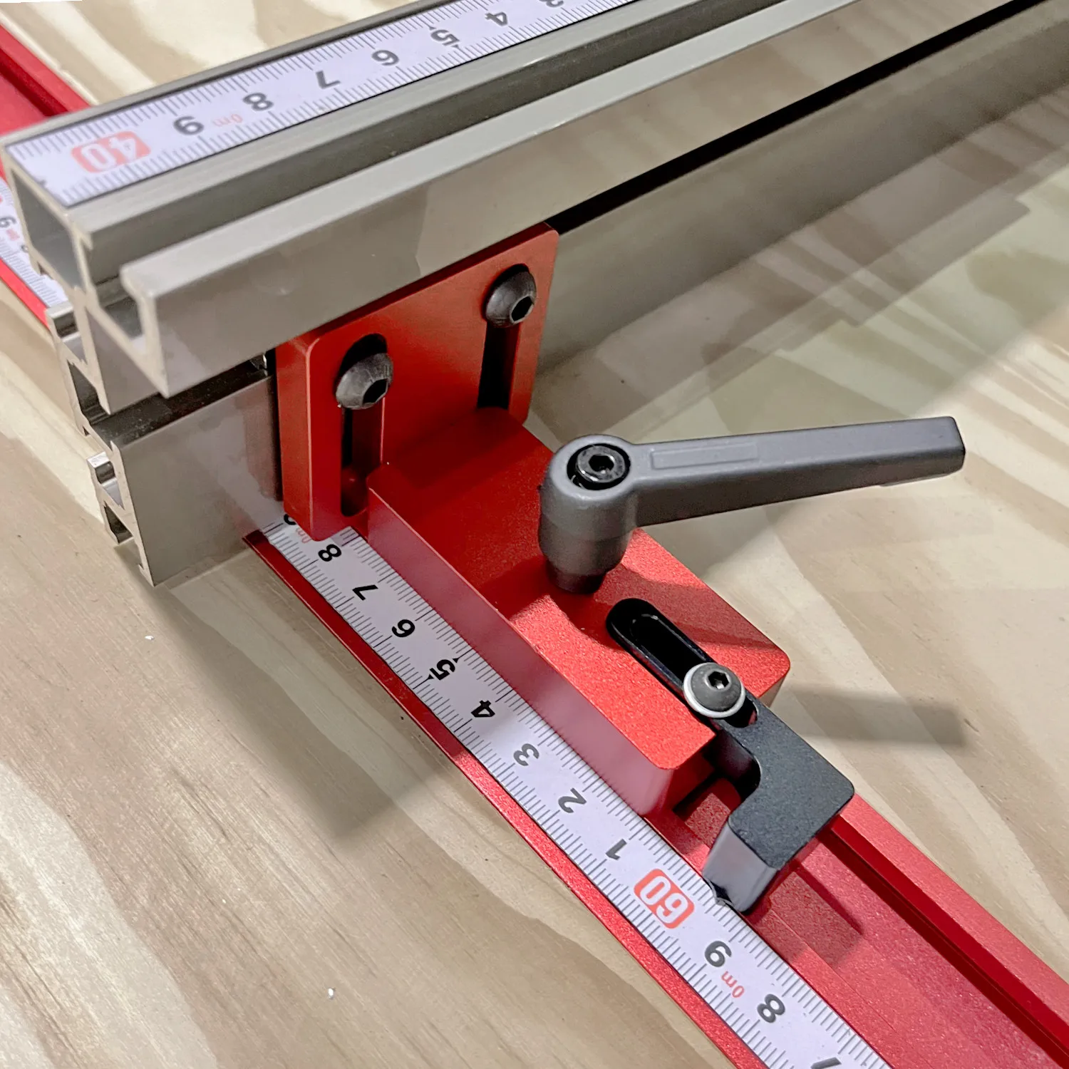 Woodworking T Track Fence router table Alloy T Slot Miter Track Circular saw guideTable Saw Guide Rail Connector Chute Locator
