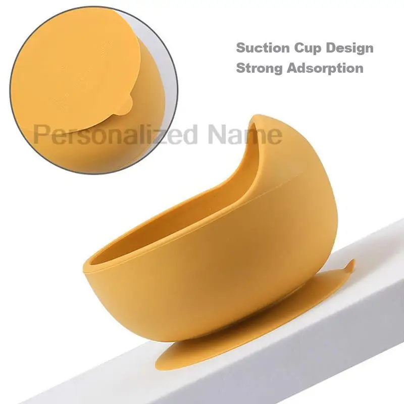 Baby Spoon Bowls Silicone Stay up Food Bowl for Kids and Toddlers with Improved Super Suction Base Gift Free 2 Pcs silicone feeding bowl