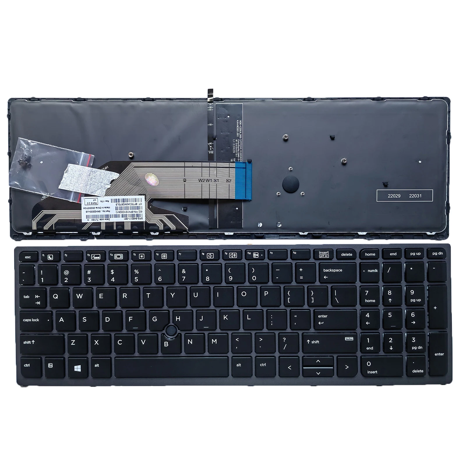 Tastiera Usa Per Hp Zbook 15 G3 G4 Zbook 17 G3 G4 Series 848311-001