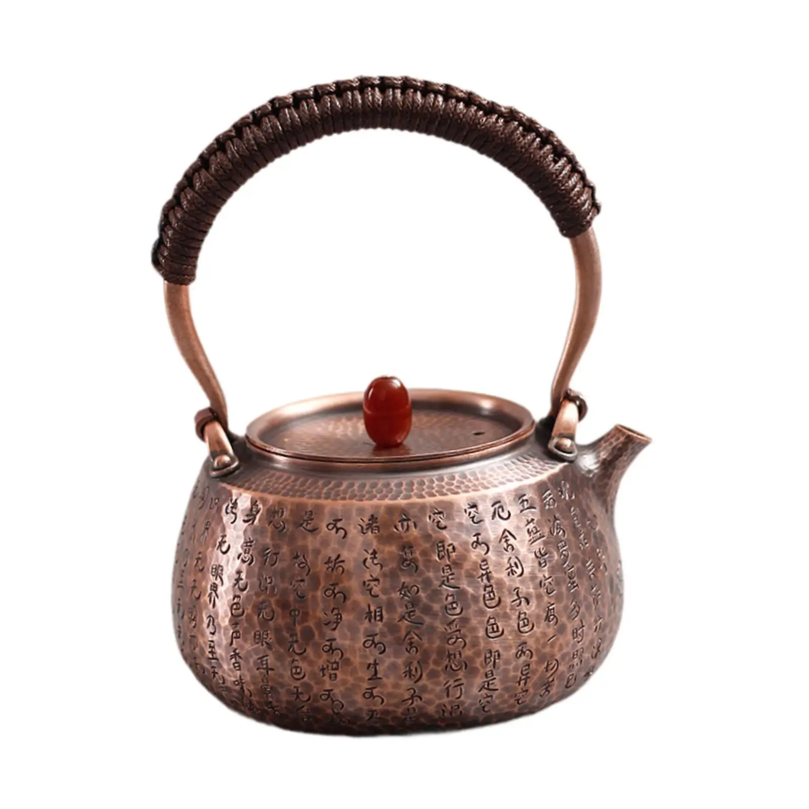 Copper Tea Kettle 1300ml Portable Coffee Pot for Camping Tea House Hiking Copper Tea Kettle 1300ml Portable Coffee Pot for Camping Tea House Hiking