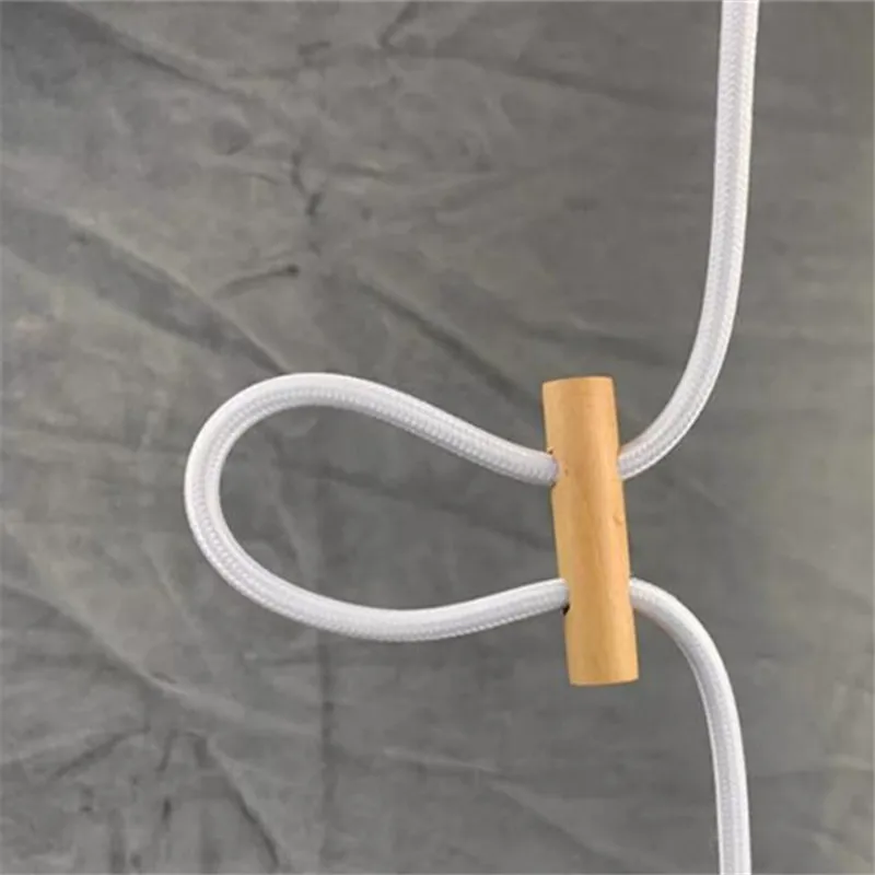 2PCS Wooden cable wire height adjuster buckle length and height adjustment creative light wire decoration lighting accessories