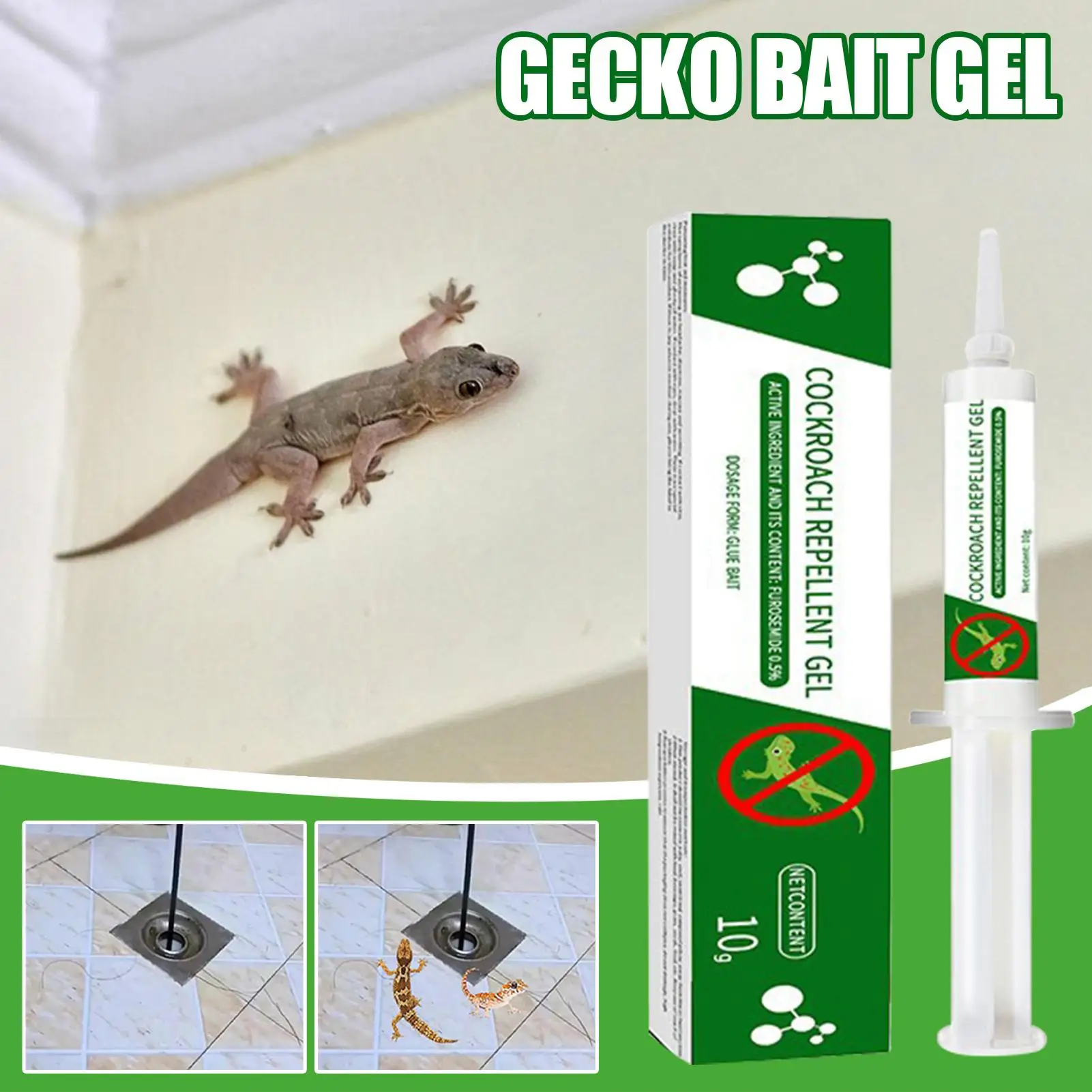 1pcs Reptile Prevention Gel Gecko Repeller Outdoor Natural Lizard Repellents Lizard Pests Remover Repel Gecko Bait Gel For Home