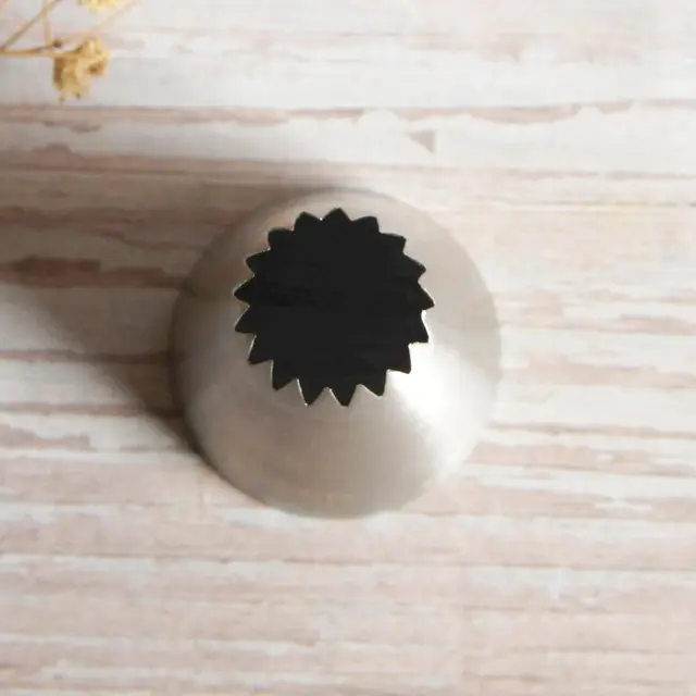 #8B Nagy Jegesedés Csövek Fúvókák Orosz Tészta Tippek Sütik Sütemények Díszítő Szerszámok Krém Fondant - Image 4