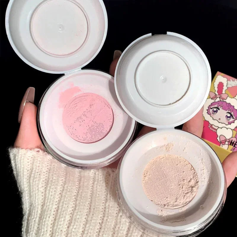 Glitter Setting Powder Hide Pore Long Lasting Oil Control Concealer Pearlescent Natural Face Matte Loose Powder Makeup Cosmetics setting powder loose powder face powder