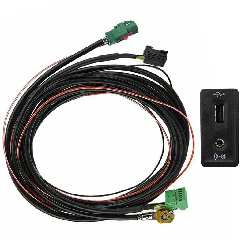

Штепсельная Вилка CARPLAY USB AUX CarPlay MDI USB AMI для Golf 7 MK7 5QD035762E/J 5G0035222F /E 5G0 035 222