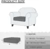 Spandex Jacquard Protector Jacquard Sofa Cushion Cover Corner Sofa Seat Cushion Slipcover Elastic Solid Color Couch Cover 2