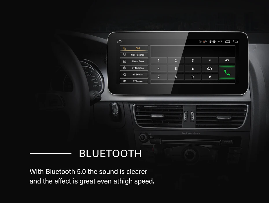Snapdragon665 Android13 Wireless AUTO Carplay For AUDI A4 A5 B8 Car Video Player
