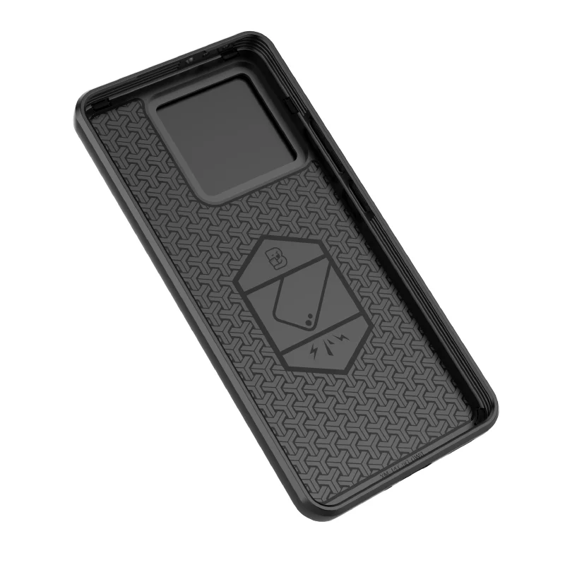 360° Rotating Metal Car Bracket Ring Phone Case with Push-Pull Lens Protection