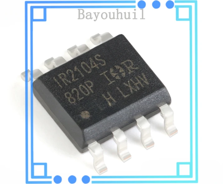 

10PCS Original Genuine IR2104STRPBF SOIC-8 Shutdown Function 600V Half-bridge Gate Driver IC Chip