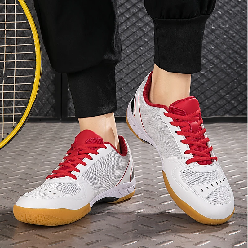 Men's Tennis Shoe Professional Court Shoe Mesh Breathable Men's Badminton Shoe Men's Table Tennis Training Shoe