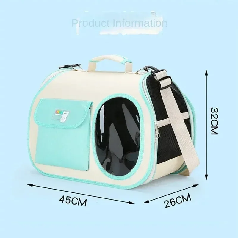 Cat Bag Diaper Bag Portable Handheld Versatile Pet Bag Large Capacity One Shoulder Crossbody Dog Bag out Cat Bag