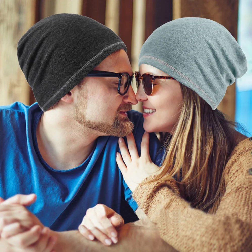 Men's Winter Knit Beanie Hat With Ear Flaps | Warm Stretch Cap For Work, Ski, & Outdoor