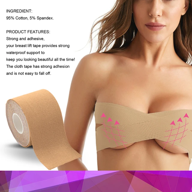 1 Roll 5M Women Breast Nipple Covers Bra Body Invisible Breast Push Up Lift  Tape Adhesive Bras Intimates Sexy Bralette Pasties - AliExpress