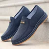 Men Canvas Shoes Casual Loafers Old Beijing Cloth Shoees Flat Driving Footware Zapatos Planos Calzado Homb 2