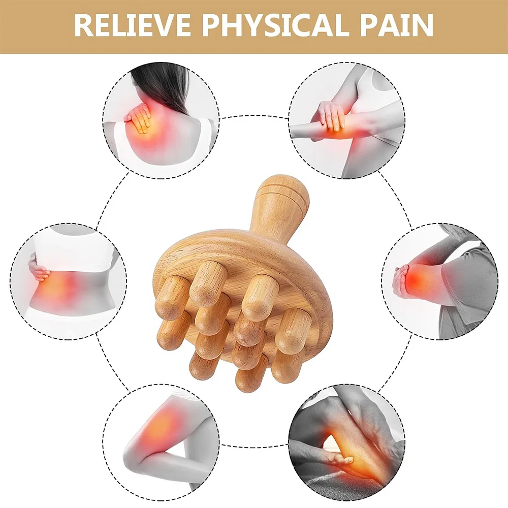 Massagerolle Aus Holz Zur Lymphdrainage Und Gua Sha Massage_voghion.com