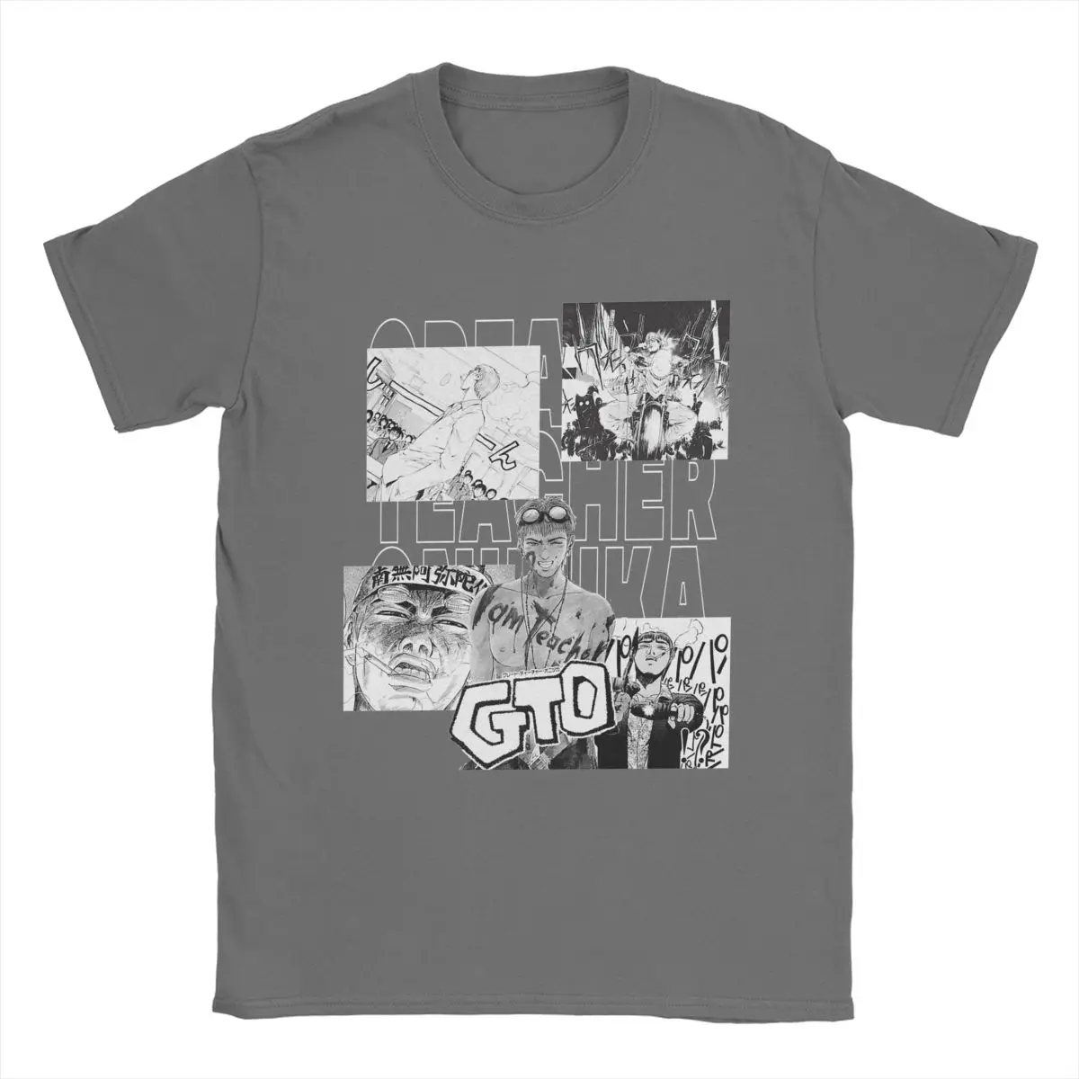 Men T-Shirt GTO Great Teacher Onizuka Vintage Pure Cotton