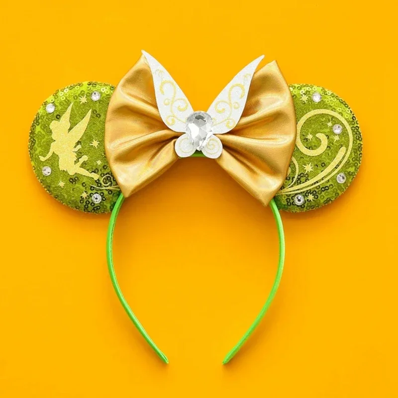 Serre-tête Oreilles Minnie Fée Clochette Scintillant