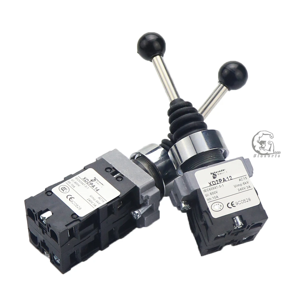 Industrial Key Switches 2 Positions 4 Position Spring Return Wobble ...