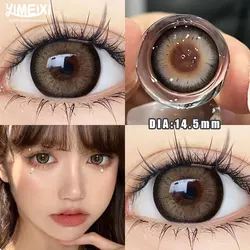 Deluxe Large Diameter Black Cosmetic Contact Lenses - -8.00 (Coco roll)