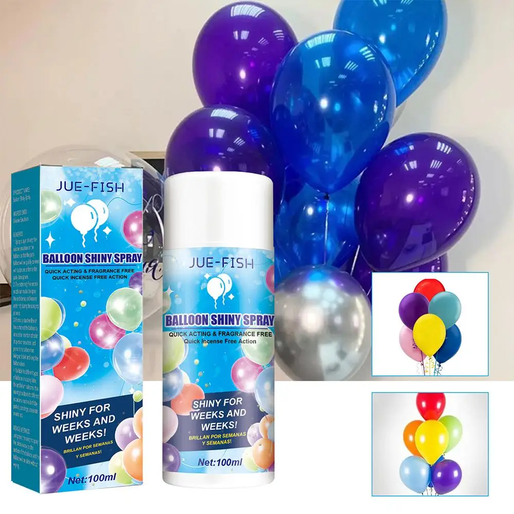 100ml Balloon Shiny Spray Anti Fading Polish Restore Decoration Atmosphere Balloon Gloss Spray Ballon Enhance Brightener