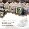 Rotating Fridge Organizer Holder Acrylic Cabinet Spice Rack Rotating Spice Rack Spinning Organizer Rotating Turntable Organizer 4