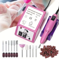 LINMANDA 20000 RPM Manicure Drill Machine Set Electric Nail Drill Machine Gel Polish Remover Portable Nail Polisher Equipment 1