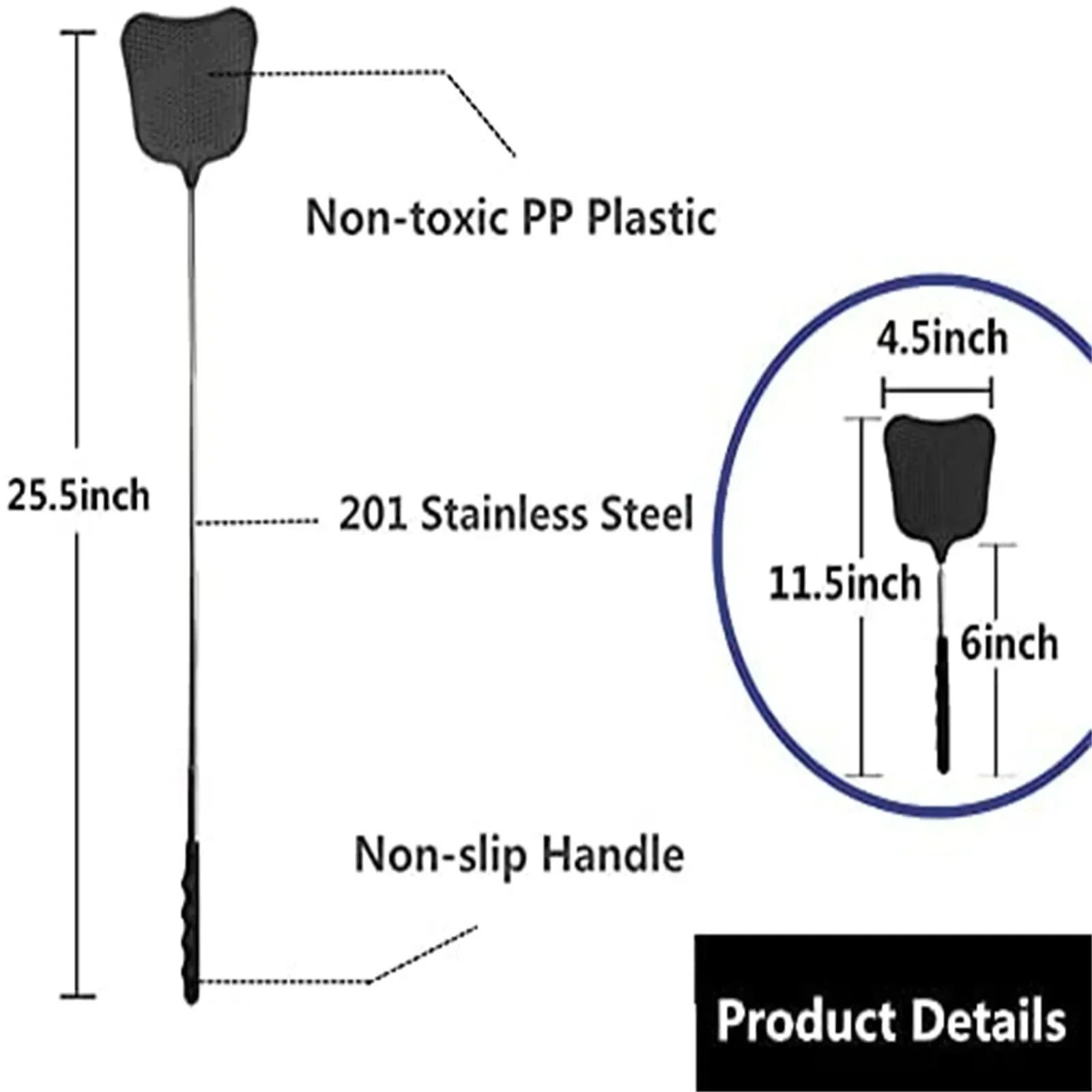 Telescopic Fly Swatter Mosquito Repellent Tool