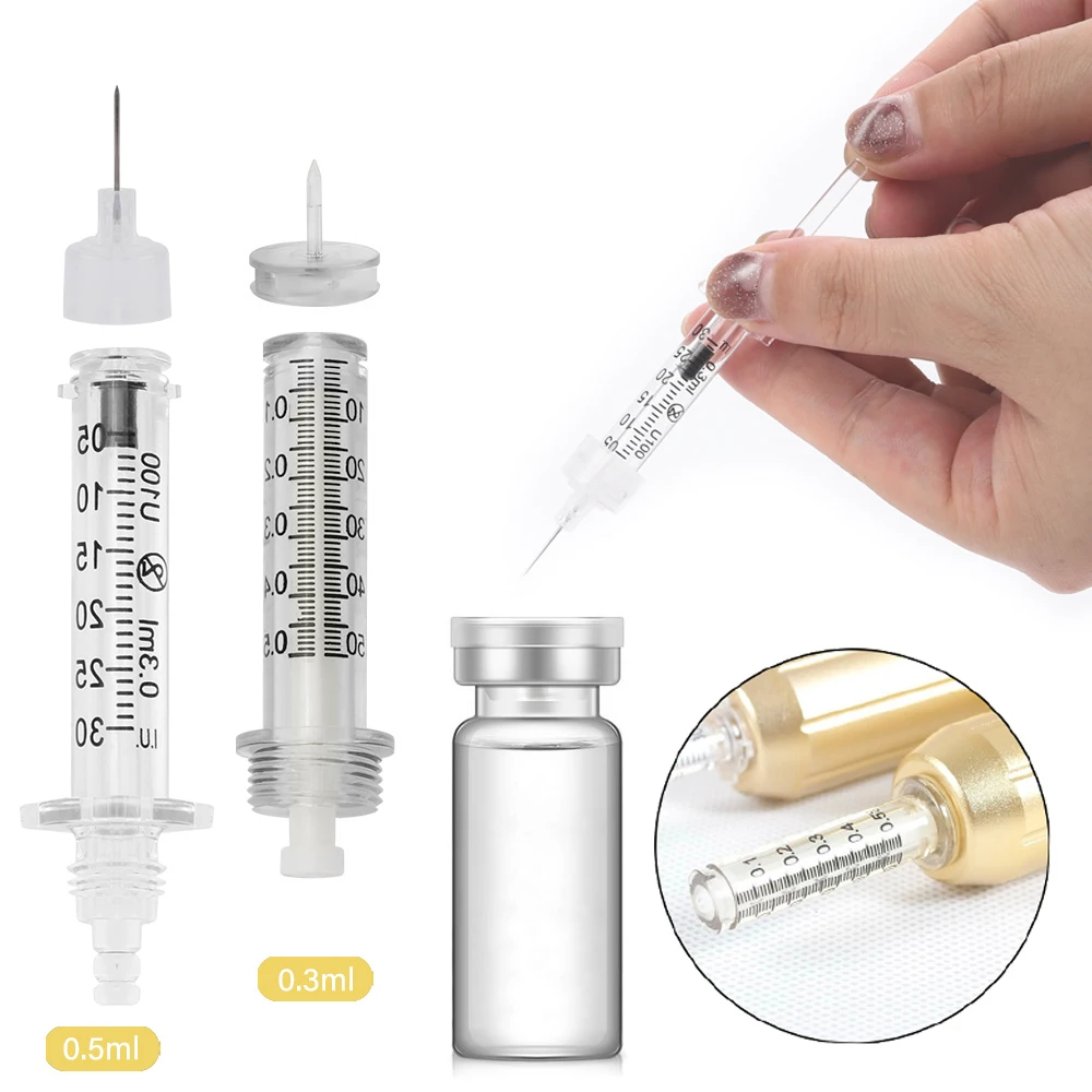 

Pressurized Pen Hyaluron Pen No-needle 0.3/0.5ML Ampoule Head Hyaluronic Acid Filler Injection Accessories Atomizer Gun Head