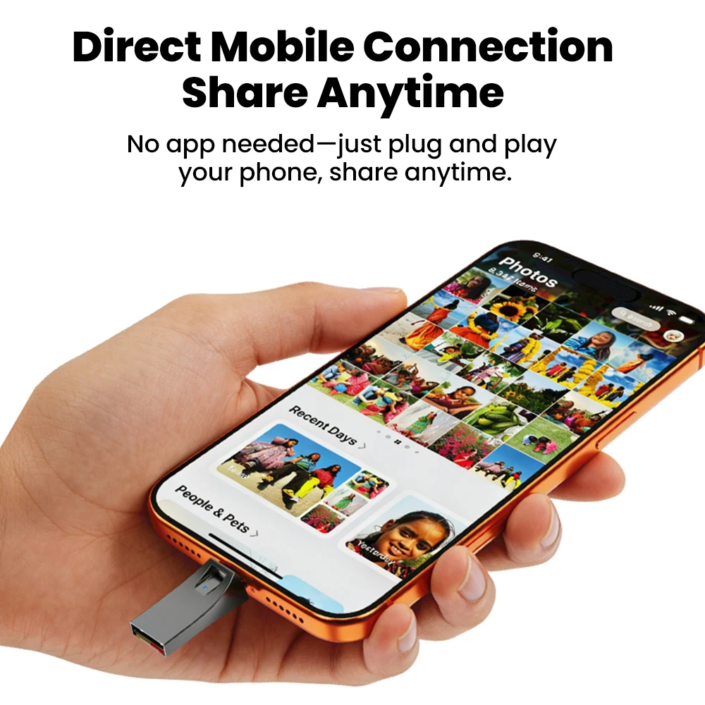 2 in 1 USB-C 카드 리더, USB C-SD 카드 OTG SD/TF 메모리 컨버터 (아이폰 15, 16, 17, PC USB 2.0 다기능 카드 리더)