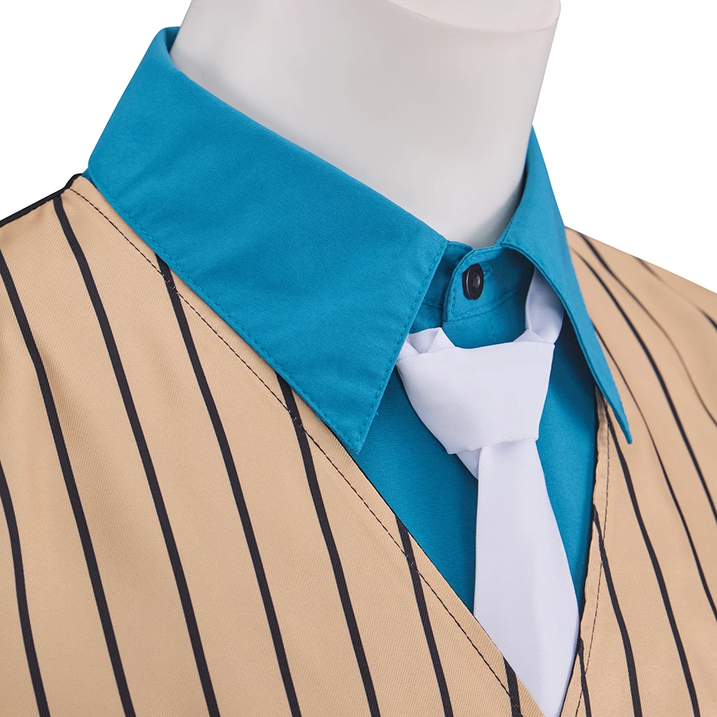 Ace Attorney Godot Prosecutor Cosplay Mask & Costume for Men (Unofficial)