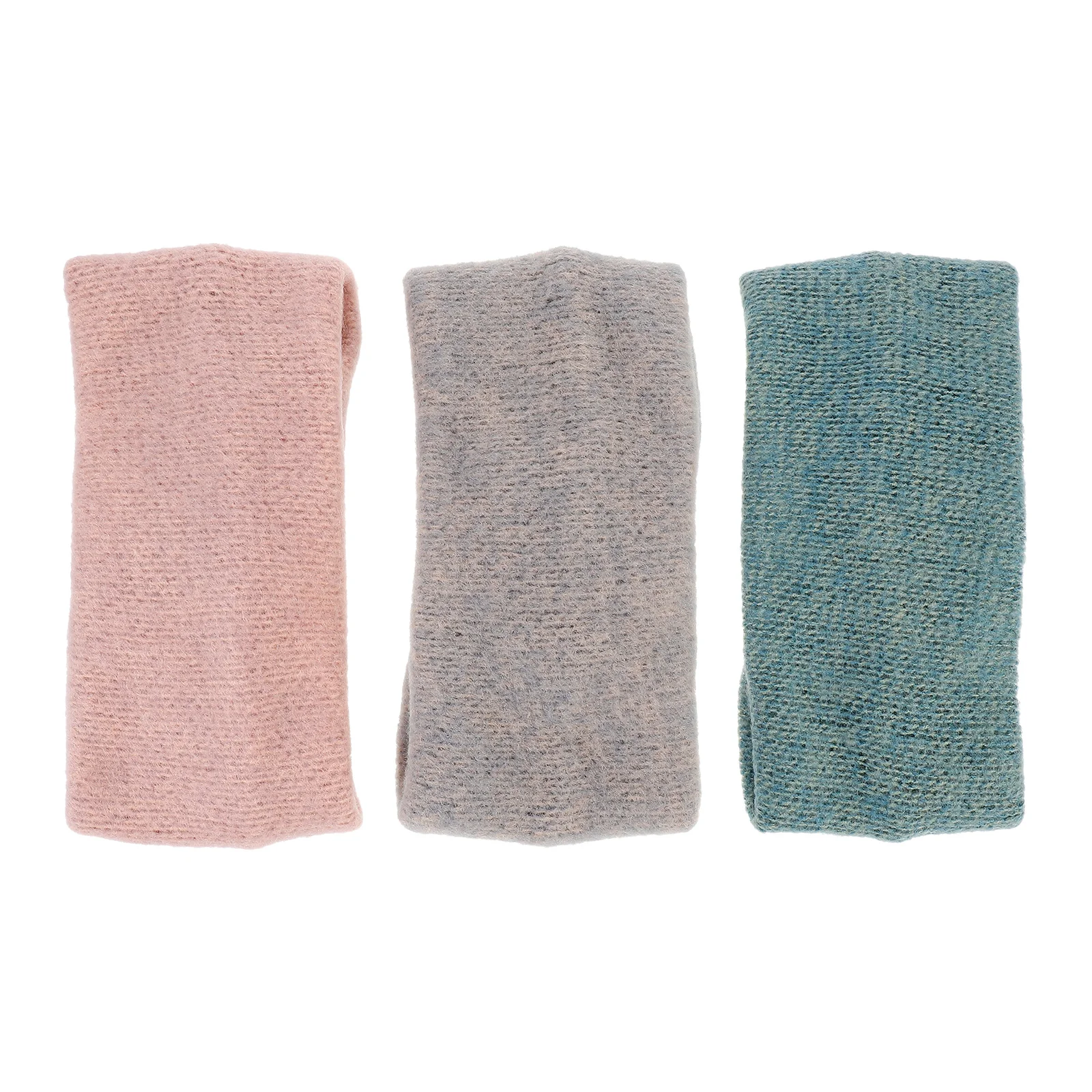 3 Pcs Autumn Headband Bands Warm Sports Hairband Ear Warmer Wrap Cotton Miss Wide Elastic