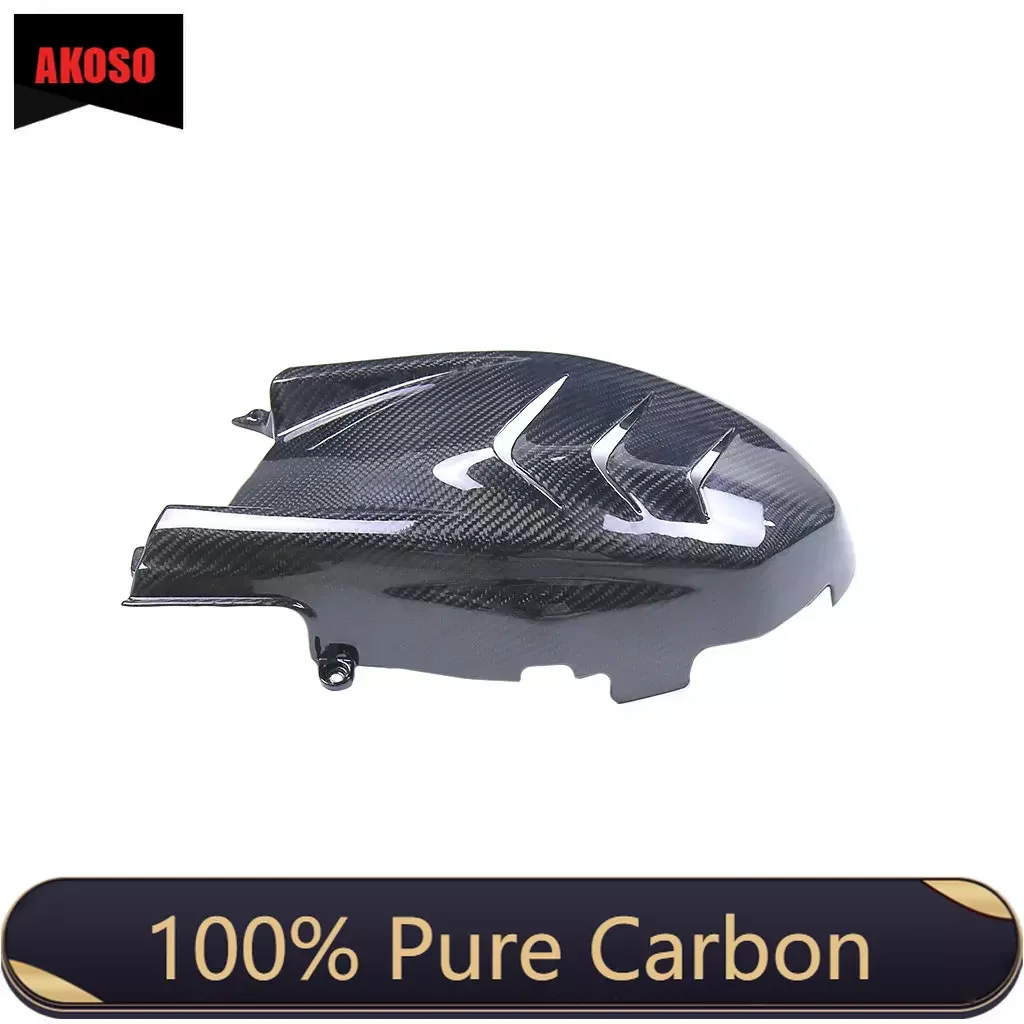 

100% Full Dry Carbon Fiber Engine Cover Guard Fairing Motorcycle Body Kit Fairings Kits For Vespa GTS 300 HPE