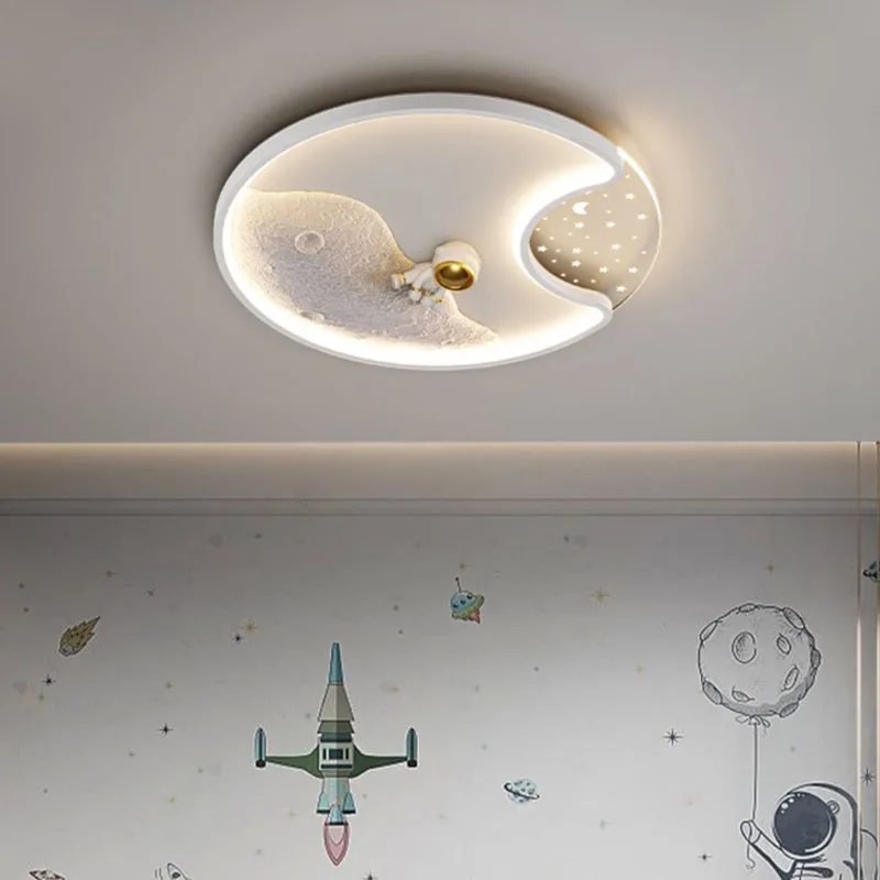 LuminaireModernAstronautLedCeilingLampChildrenkidsBoyBedroom
