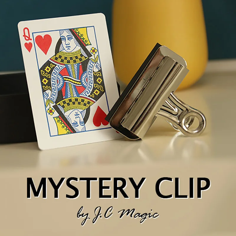 Mystery Clip by J.C Magic Tricks Props Clip Find The Chosen Card Prediction Magia Magician Close Up Illusions Gimmicks Mentalism flying picture magic tricks magician prophecy close up illusions gimmick props mentalism prediction chosen card magic