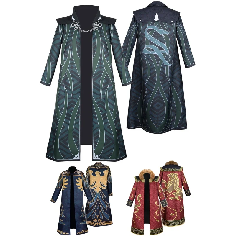 HouseFanaticSchoolWizardWitchCosplayRobeCoatMenWomenCostume