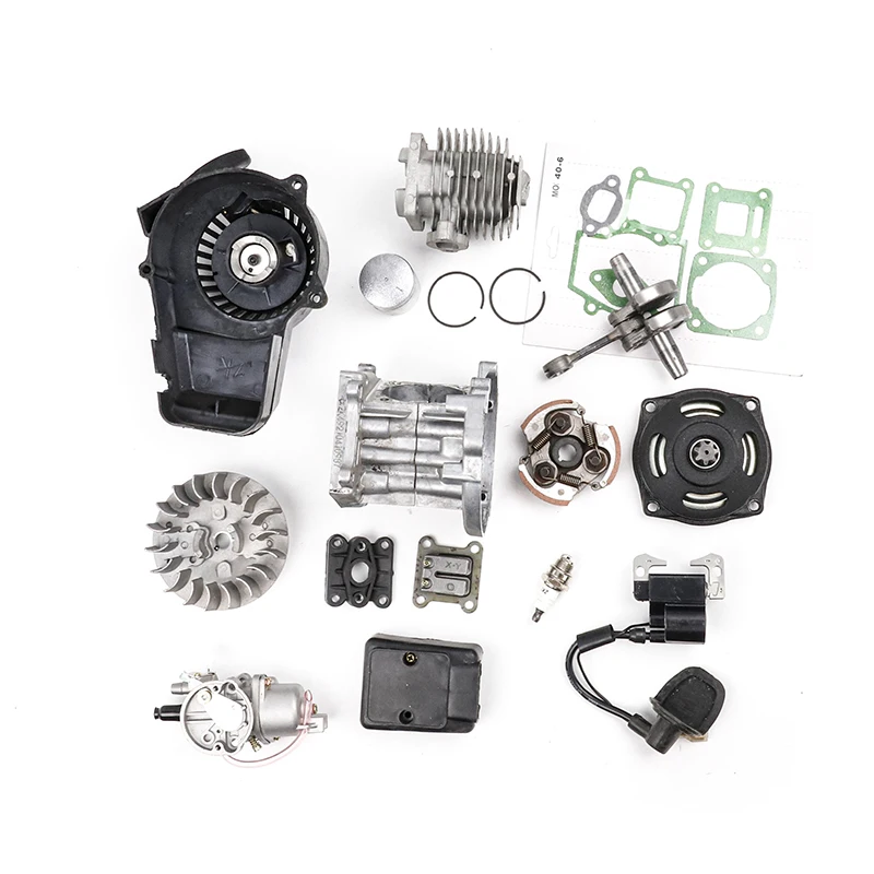 49cc Minimoto Starter Quad Atv Motorcycle 2-stroke Engine Mini Moto POCKET BIKE Two Piston 40 Mm Carb Carburetor Parts Bicycle motorcycle accessories