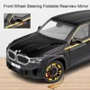 1:24 Alloy BMW XM Toys Cars Diecast Models Sound Light 6 Doors Opend Miniature Car Pull Back Vehicles for Boy's Birthday Gifts 5