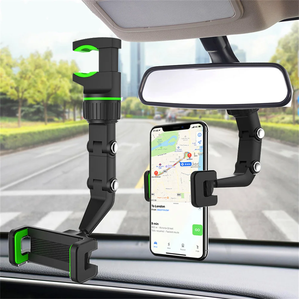 Multifunction Mobile Phone Holder for Car 360° Rotatable Stand Auto
