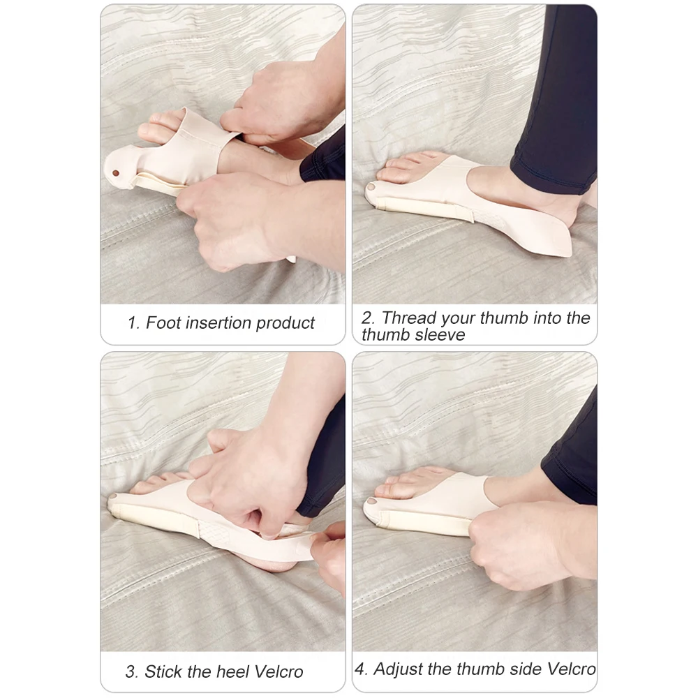 Toe Splint 1Pcs Bunion Corrector for Women Men Slip Proofing Version Bunion Toe Separator Orthopedic Splint for Big Toe Pain Relief