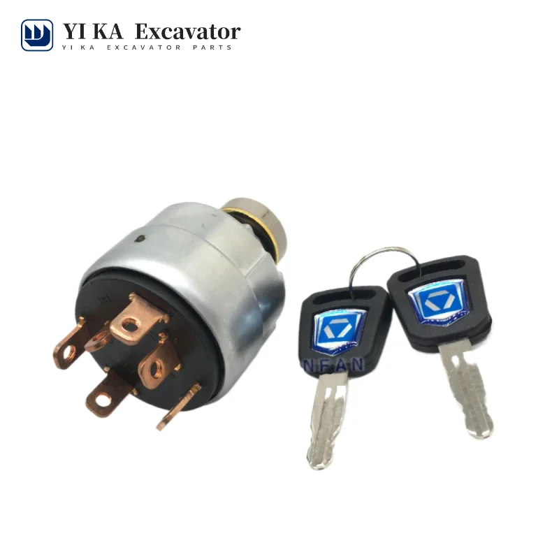 점화 스위치 전기 잠금 시동 잠금 장치, XCMG XE17 60 75 135 150 200 215 225 235DK