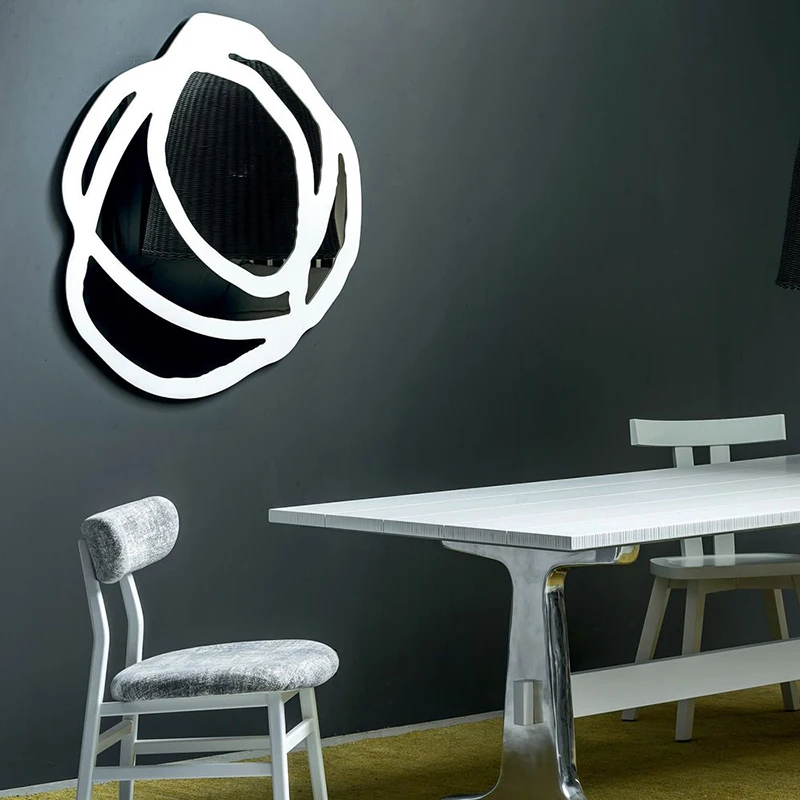 

Bath Full Body Mirrors Bedroom Stickers Length Nordic Mirrors Vintage Big Adornos Para Sala Home Decoration Accessories LSL40XP
