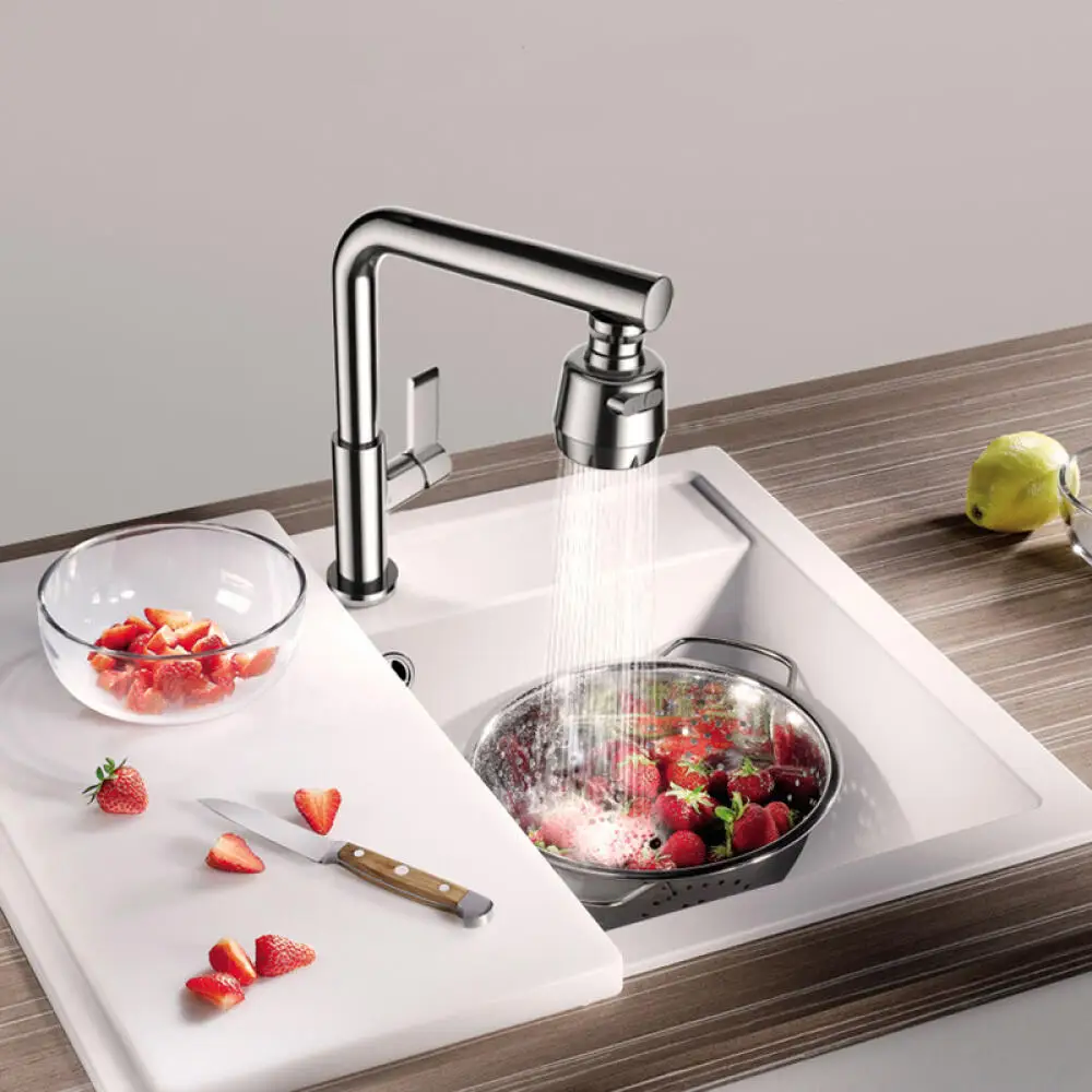 2/3 Modes Universal Kitchen Faucet Adapter 360 Rotation Faucet Filter Extenders Kitchen Gadgets Spray Water Saving Tap Nozzle 2